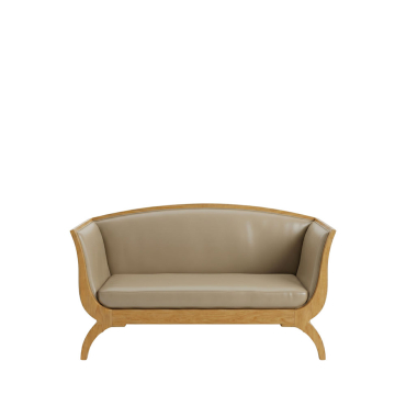 Biedermeier è un piccolo divano ideale per gli spazi d'attesa. Aggraziato e sinuoso, Biedermeier è un classico elemento d'arredo senza tempo.